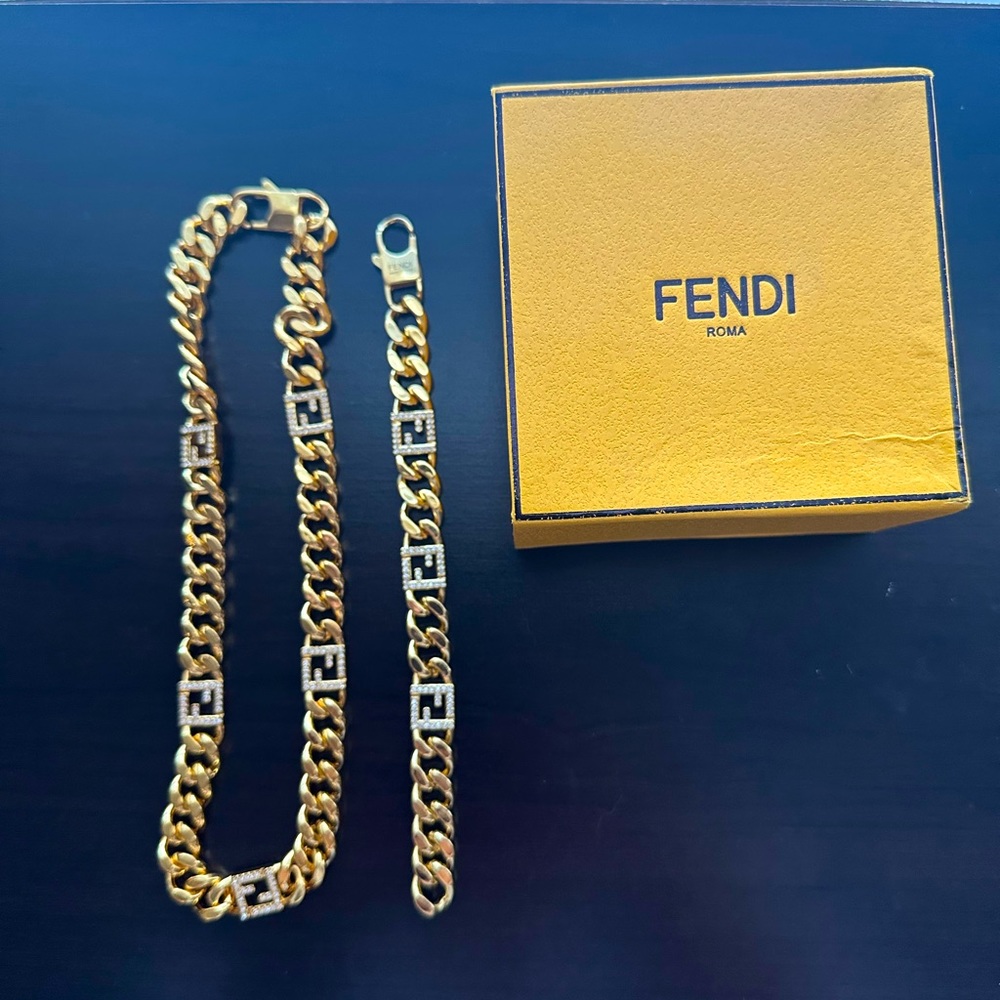 Fendi Necklace and bracelet